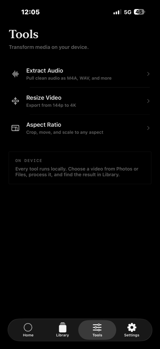 SaveZy Tools screen